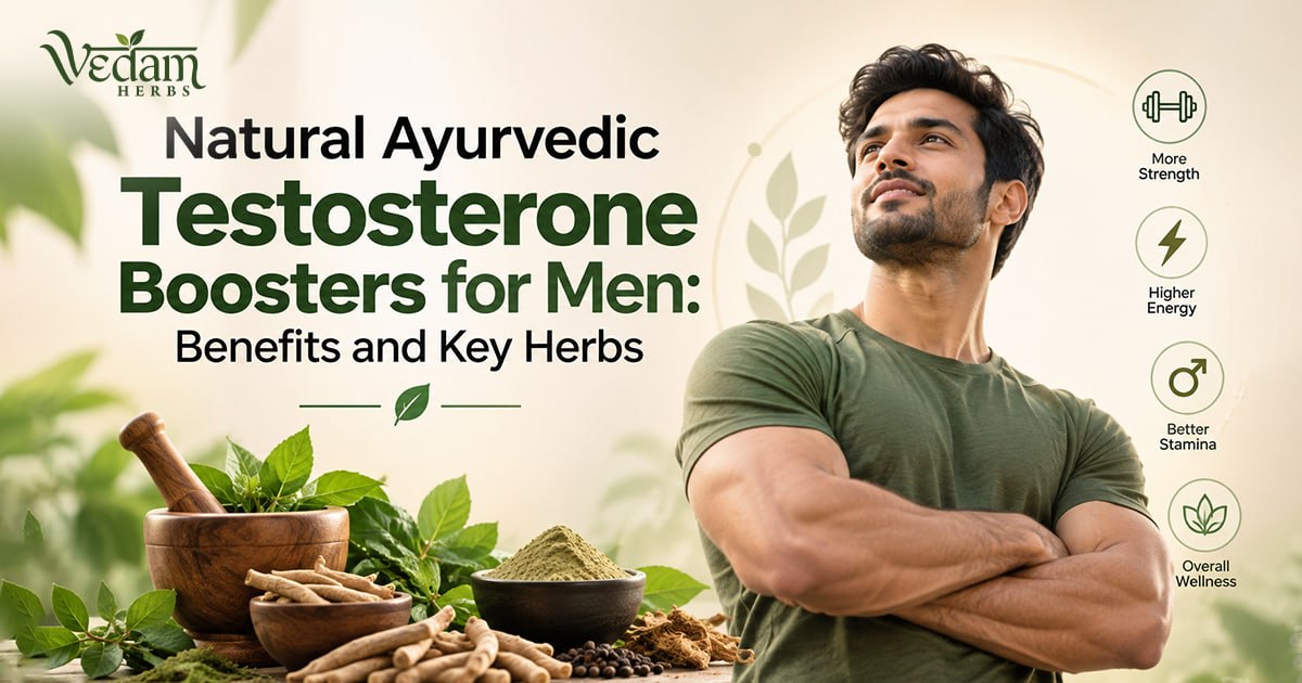 Natural Ayurvedic Testosterone Boosters for Men: Benefits and Key Herbs